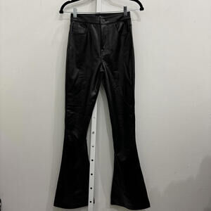 7 For All Mankind Black  Flared Pants